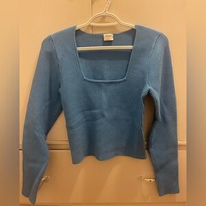 Abercrombie & Fitch Women's Light Blue Cardigan